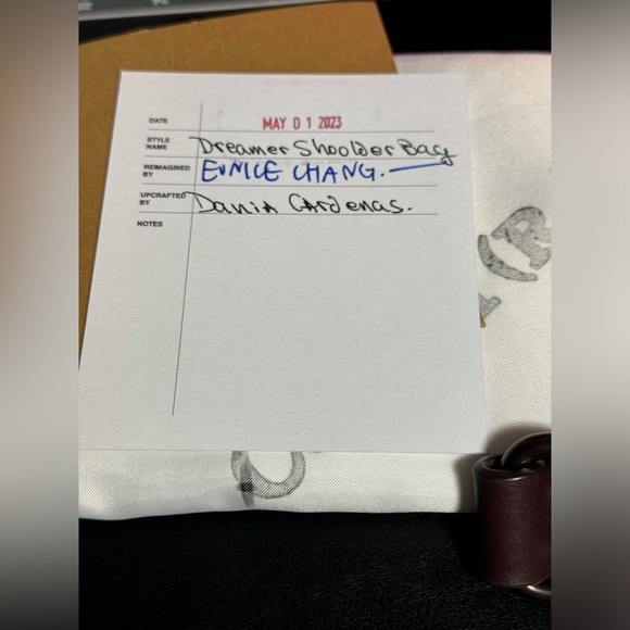 Coach Upcrafted Dreamer Shoulder Bag In Colorblock With Whipstitch & Quilting - Picture 15 of 15